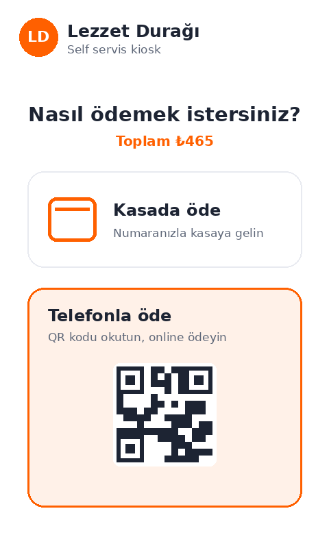 Ödeme seçimi